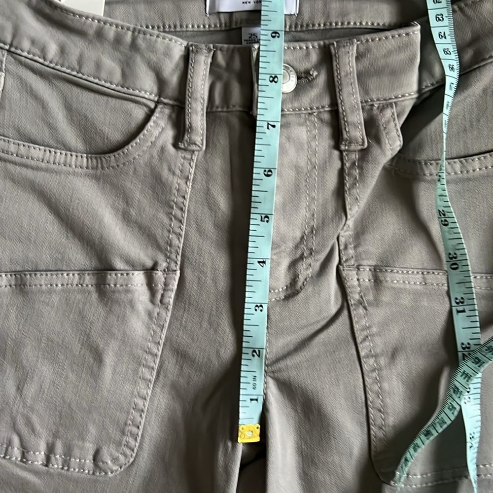 OAT NEW YORK Mid-rise skinny ankle jeans ๐บ stretch ๐บ NWT ๐บ gray ๐บ size 25 - Picture 8 of 10